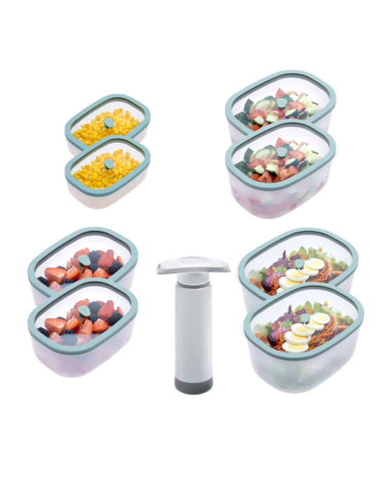 STATUS Комплект вакуум контейнери Fresko Family Set 9 части